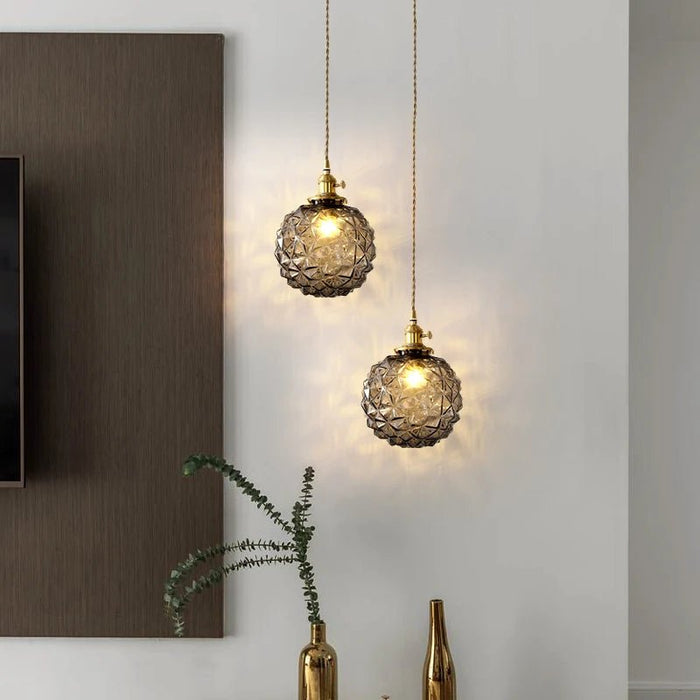 Illuminate your living space with the captivating glow of Aleona Pendant Light.