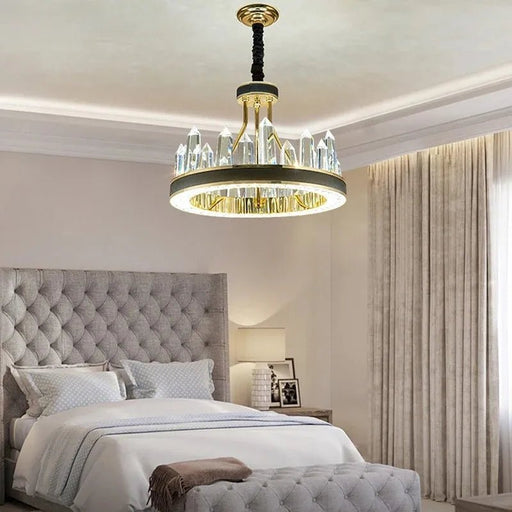 Elevate your ambiance with the graceful design of Alexandra Round Chandelier.