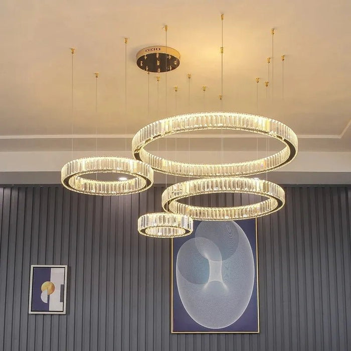 Almuealaq Circle Rings Chandelier - Residence Supply