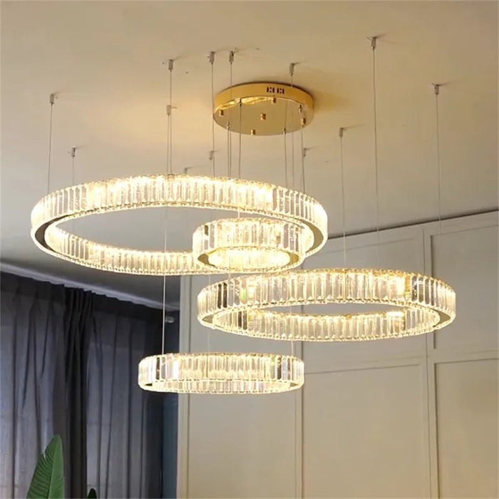 Almuealaq Circle Rings Chandelier - Residence Supply