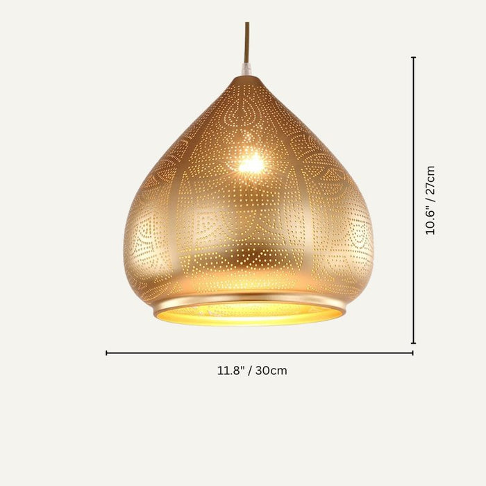 Experience the perfect balance of form and function with the Amina Pendant Light, providing both beauty and practical illumination.