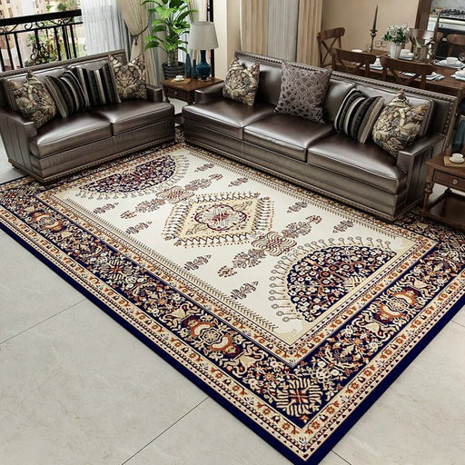 Enhance your living space with the luxurious comfort of the Anain Area Rug, adding a touch of elegance to any room.