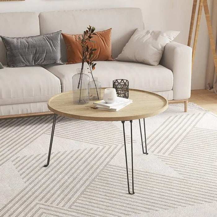 Make a statement with the unique blend of style and functionality offered by the Anake Coffee Table, serving as a versatile centerpiece for your room.