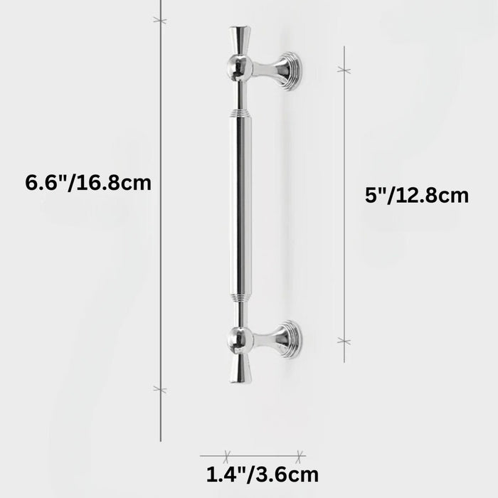 Elevate the look of your cabinets with the Arciv Knob & Pull Bar, its sleek and minimalist design enhancing the overall aesthetic of your kitchen or bathroom.