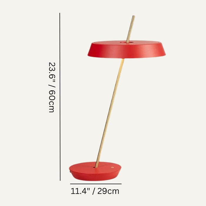 Ardens Table Lamp Size Chart