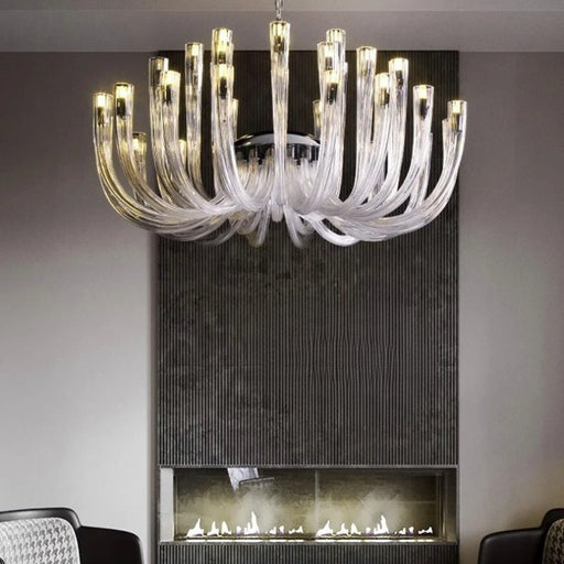 Introducing the Ardere Indoor Chandelier: a stunning focal point for your interior space, exuding elegance and sophistication in every detail.