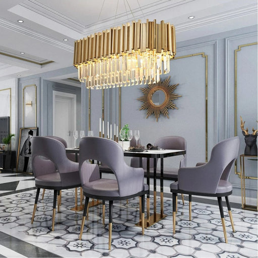 Astralis Oval Chandelier - Residence Supply