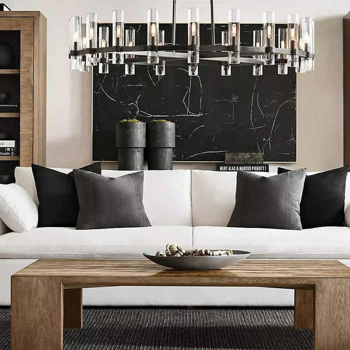 Elevate your interior with the Bahir Candela Chandelier, where luxurious aesthetics meet practical functionality for a truly stunning lighting solution.