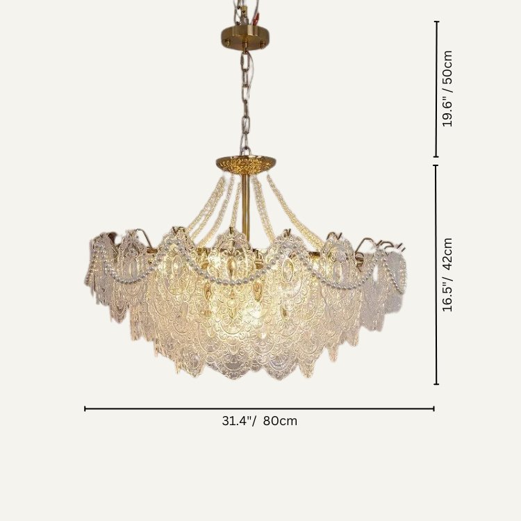 Bariq Glass Chandelier