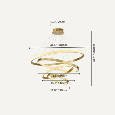 Beorht Round Chandelier