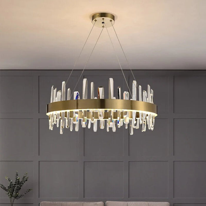 Betula Round Crystal Chandelier - Residence Supply