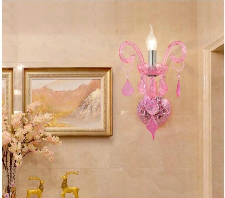 Brigitte Chandelier - Pink - Residence Supply