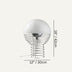 White dome table lamp with wire coil base, dimensions 12" width by 16.42" height, shown against neutral background.