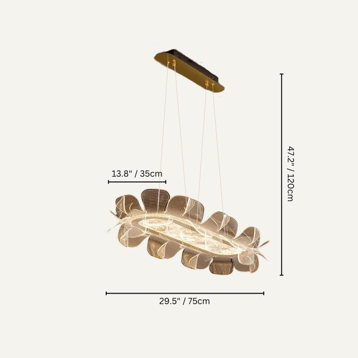 Coty Oval Chandelier Size Chart