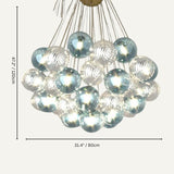 Cuneiform Indoor Chandelier