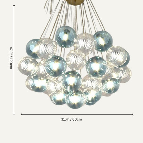 Cuneiform Indoor Chandelier