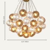 Cuneiform Indoor Chandelier