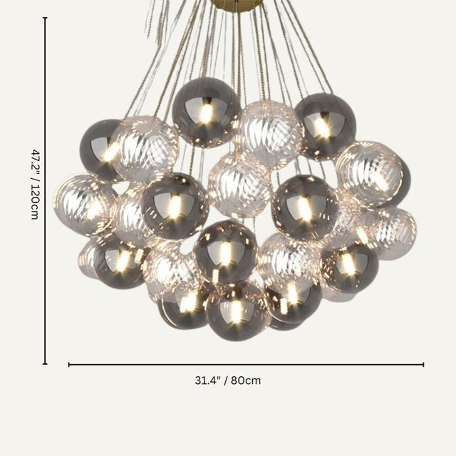 Cuneiform Indoor Chandelier