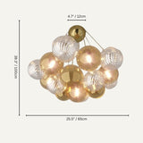 Cuneiform Indoor Chandelier