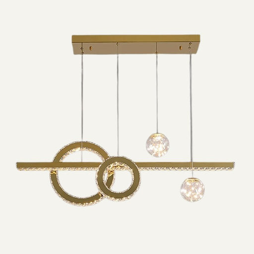 Hanging Cynosure Linear Chandelier