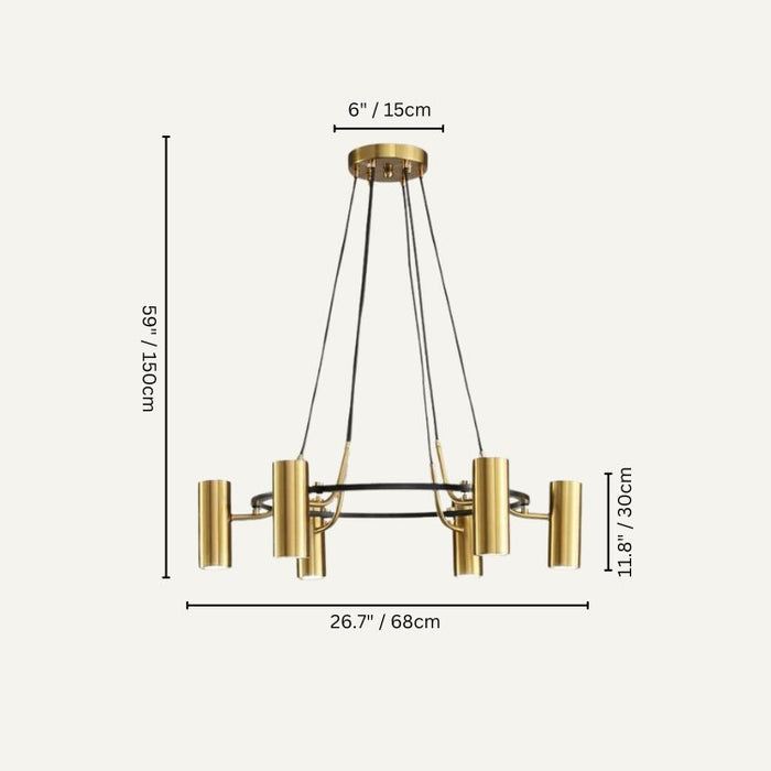 Ecliptis Round Chandelier - Residence Supply