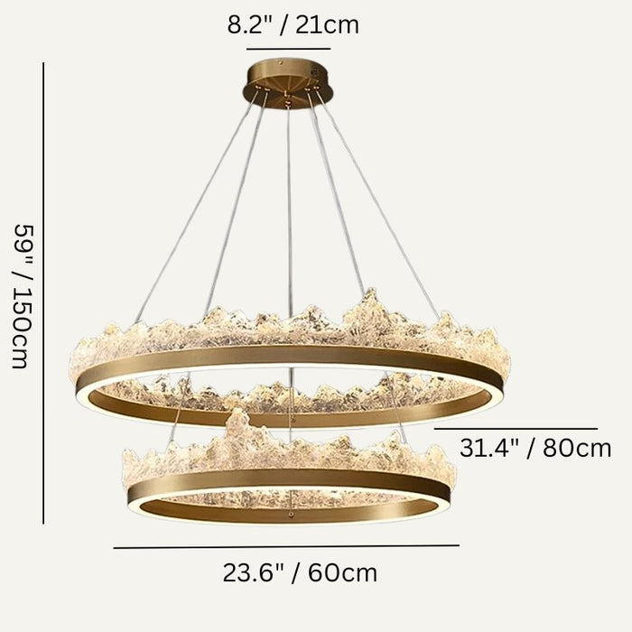 Gloire Round Chandelier - Residence Supply