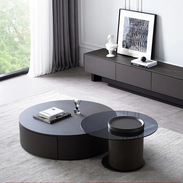 With its spacious tabletop and lower shelf, the Hangyu Coffee Table provides ample storage and display space for your books, magazines, and decorative items.