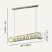 Hayat Linear Chandelier - Residence Supply