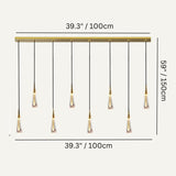 Drop Linear Chandelier
