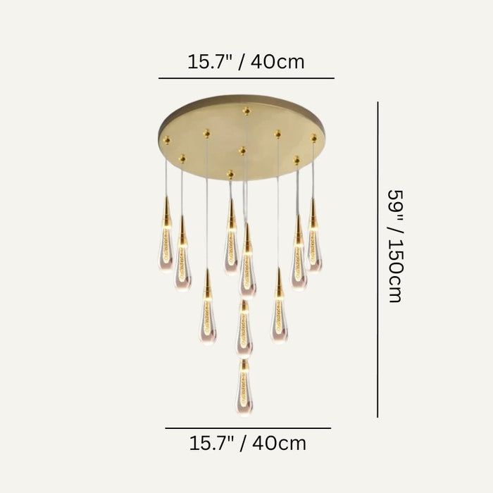 Irisa Round Chandelier - Residence Supply