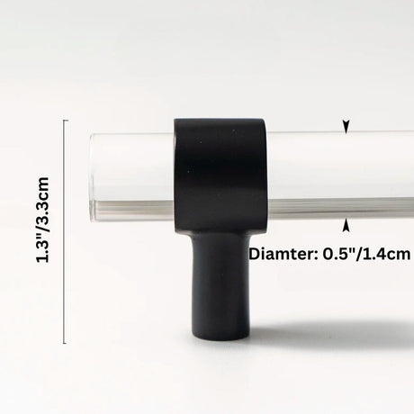 Kuit Transparent Knob & Pull Bar