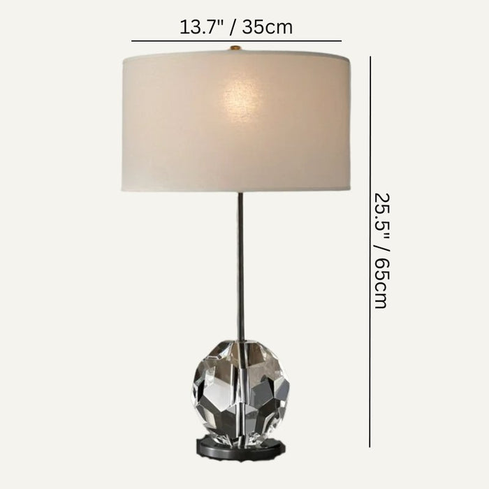 Lustrum Table Lamp Size