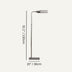 # Alt Text

Tall floor lamp with adjustable arm and base in brushed metal finish on neutral background.
