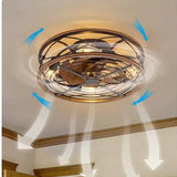 Oran Ceiling Light & Invisible Fan