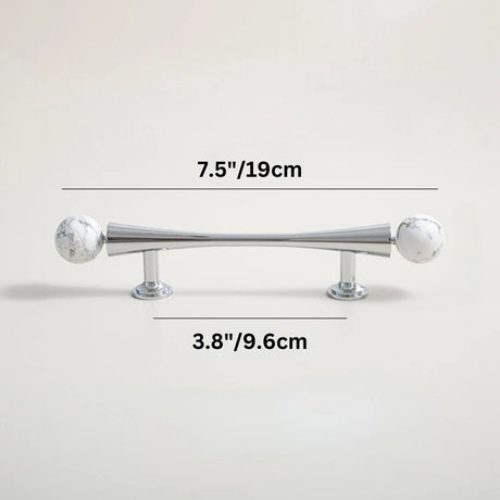 Poma Crystal Knob & Pull Bar