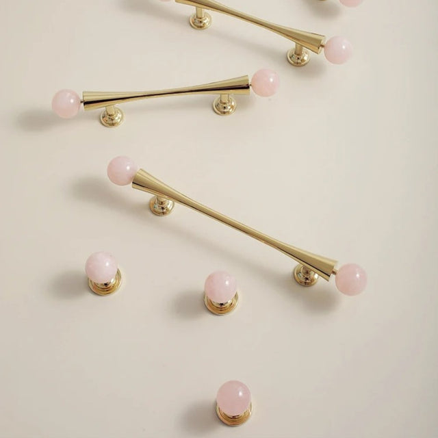 Poma Crystal Knob & Pull Bar