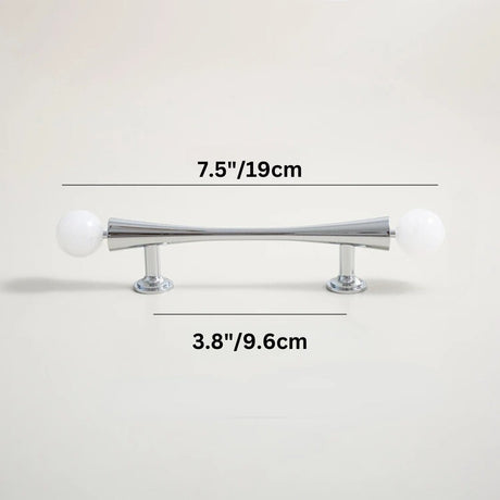 Poma Crystal Knob & Pull Bar