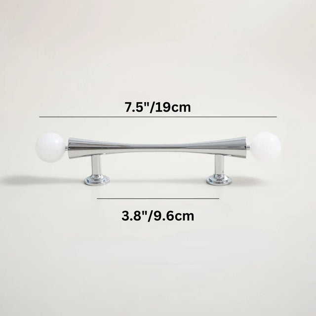 Poma Crystal Knob & Pull Bar