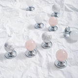 Poma Crystal Knob & Pull Bar
