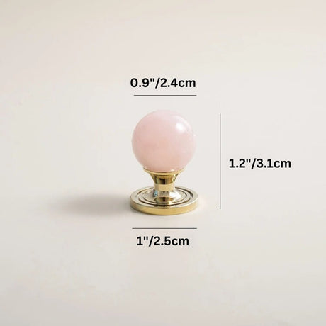 Poma Crystal Knob & Pull Bar