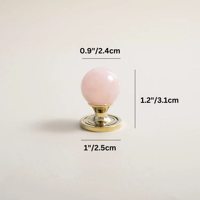 Poma Crystal Knob & Pull Bar