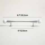 Poma Crystal Knob & Pull Bar