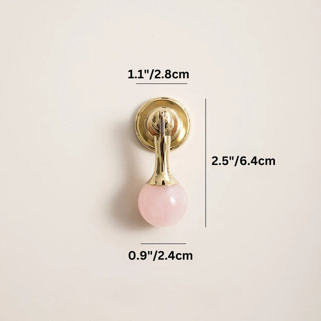 Poma Crystal Knob & Pull Bar