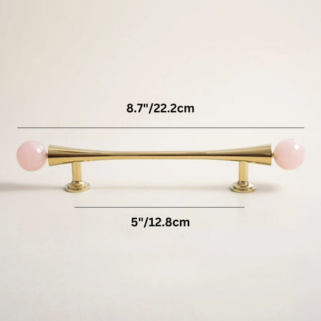 Poma Crystal Knob & Pull Bar