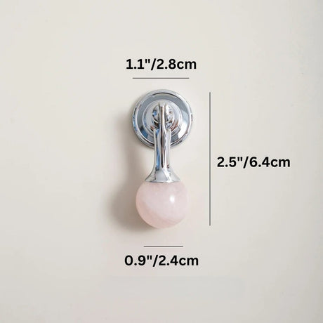 Poma Crystal Knob & Pull Bar