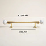 Poma Crystal Knob & Pull Bar
