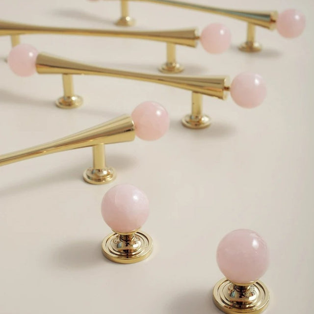 Poma Crystal Knob & Pull Bar