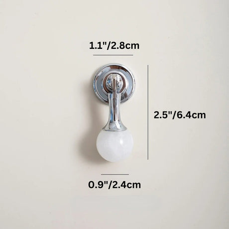 Poma Crystal Knob & Pull Bar