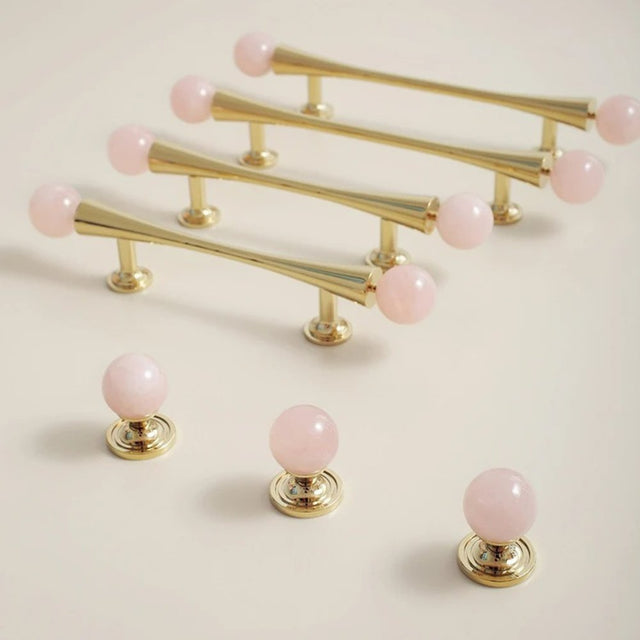 Poma Crystal Knob & Pull Bar