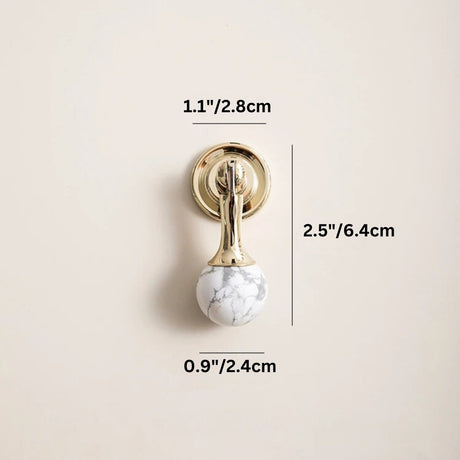 Poma Crystal Knob & Pull Bar